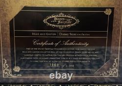 NEW Disney Fairytale Designer Beauty and the Beast Belle & Gaston Doll Set RARE