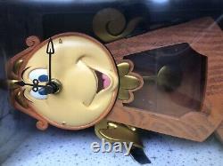 NEW Disney Parks Beauty and the Beast Cogsworth Clock 10 Disneyland Figurine