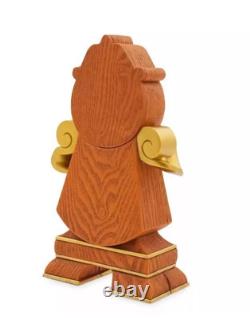 NEW Disney Parks Beauty and the Beast Cogsworth Clock 10 Working Clock Figurine