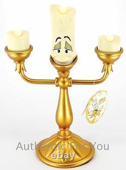 NEW Disney Parks LUMIERE from Beauty and the Beast LIGHT-UP Candlestick Figurine