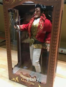 NEW Disney Store Beauty and the Beast Gaston Limited Edition 17 Doll