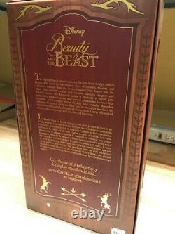 NEW Disney Store Beauty and the Beast Gaston Limited Edition 17 Doll