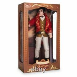 NEW Disney Store Beauty and the Beast Gaston Limited Edition 17 Doll