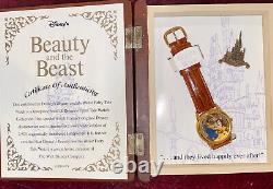 NEW-Disney Watch & PIN Beauty & the Beast Limited Edition Fairy Tale Collection