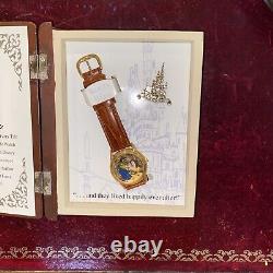 NEW-Disney Watch & PIN Beauty & the Beast Limited Edition Fairy Tale Collection