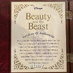 NEW-Disney Watch & PIN Beauty & the Beast Limited Edition Fairy Tale Collection