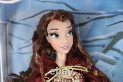 NEW Disney Winter Belle Doll Heirloom Fairytale Limited LE Beauty And The Beast