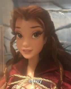 NEW Disney Winter Belle Doll Heirloom Fairytale Limited LE Beauty And The Beast