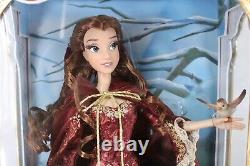 NEW Disney Winter Belle Doll Heirloom Fairytale Limited LE Beauty And The Beast