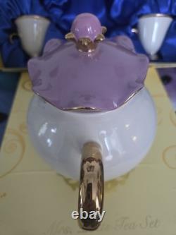 NEW! EXCLUSIVE! Disney limited edition Beauty & the BeastMrsPOTTS TEA SET24Kgold