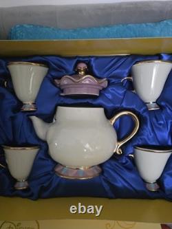 NEW! EXCLUSIVE! Disney limited edition Beauty & the BeastMrsPOTTS TEA SET24Kgold