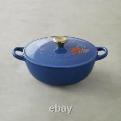 NEW LE CREUSET Special Edition Disney Beauty and the Beast Soup Pot Cast Iron