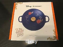 NEW LE CREUSET Special Edition Disney Beauty and the Beast Soup Pot Cast Iron