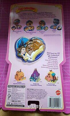 NEW Polly Pocket Disney Beauty & The Beast Playcase Tiny Collection Bluebird'95