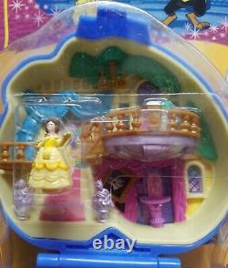 NEW Polly Pocket Disney Beauty & The Beast Playcase Tiny Collection Bluebird'95