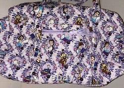 NEW Vera Bradley DISNEY Large Travel Duffel Bag Belle Floral Beauty & Beast