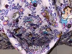 NEW Vera Bradley DISNEY Large Travel Duffel Bag Belle Floral Beauty & Beast