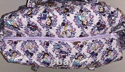 NEW Vera Bradley DISNEY Large Travel Duffel Bag Belle Floral Beauty & Beast
