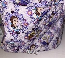 NEW Vera Bradley DISNEY Large Travel Duffel Bag Belle Floral Beauty & Beast