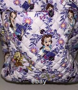 NEW Vera Bradley DISNEY Large Travel Duffel Bag Belle Floral Beauty & Beast