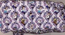 NEW Vera Bradley DISNEY Large Travel Duffel Bag Belle Floral Beauty & Beast