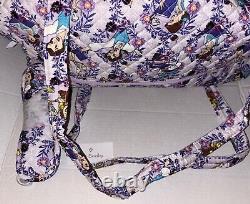 NEW Vera Bradley DISNEY Large Travel Duffel Bag Belle Floral Beauty & Beast