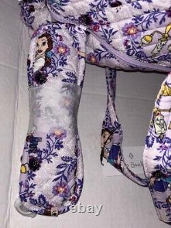 NEW Vera Bradley DISNEY Large Travel Duffel Bag Belle Floral Beauty & Beast