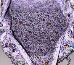 NEW Vera Bradley DISNEY Large Travel Duffel Bag Belle Floral Beauty & Beast