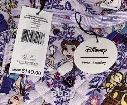 NEW Vera Bradley DISNEY Large Travel Duffel Bag Belle Floral Beauty & Beast