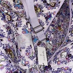 NEW Vera Bradley Large Travel Duffel Disney Belle Floral Beauty And The Beast