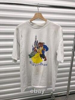 NEW Vintage Beauty And The Beast Shirt XL 90s Disney Movie Promo Tee Deadstock