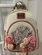 NEW WITH TAGS! Loungefly Disney Beauty And The Beast Floral Sketch Mini Backpack