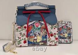 NEW WITH TAGS! Loungefly Disney Beauty And The Beast Purse And Wallet Set