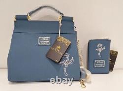 NEW WITH TAGS! Loungefly Disney Beauty And The Beast Purse And Wallet Set