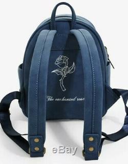 NEW WITH TAGS! Loungefly Disney Beauty And The Beast Stained Glass Mini Backpack
