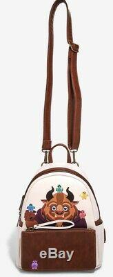 NEW WITH TAGS! Loungefly Disney Beauty and the Beast Chibi Beast Mini Backpack