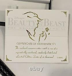 NIB Disney Beauty And The Beast Limited Edition Watch # 2756/6000 By Fossil NEW