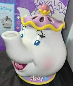 NIB Disney Beauty and the Beast Mrs Potts Scentsy Warmer Full Size and Scent Bar