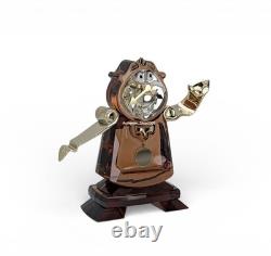 NIB SWAROVSKI Crystal Disney Beauty And The Beast Cogsworth Figurine 5714739