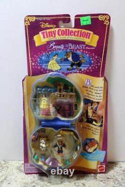 NIP 1995 Disney Tiny Collection Beauty & The Beast Playcase #14192 DAMAGED PKG