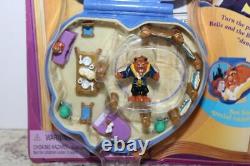 NIP 1995 Disney Tiny Collection Beauty & The Beast Playcase #14192 DAMAGED PKG