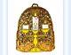 NWT Disney Loungefly Beauty Beast Lumiere Sequin Gold Backpack Stunning SALE