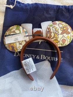 NWT Disney Parks Dooney & Bourke Beauty And The Beast Belle Ear Headband