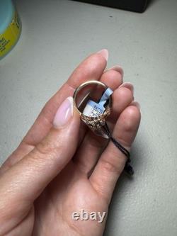 NWT Enchanted Disney Beauty and the Beast Belle Diamond Rose Ring size 7