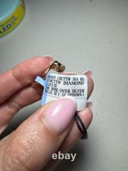 NWT Enchanted Disney Beauty and the Beast Belle Diamond Rose Ring size 7