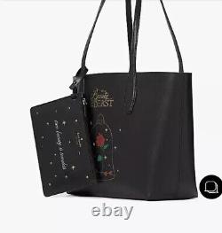 NWT FACTORY SEALED Kate Spade Novelty Disney Beauty & The Beast Reversible Tote
