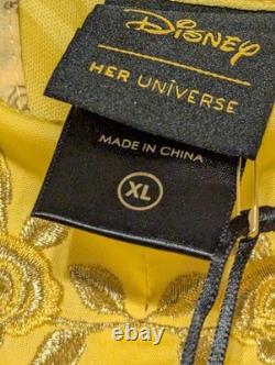 NWT Her Universe Disney Beauty & Beast Belle Cosplay Sleeveless Dress XL Rare