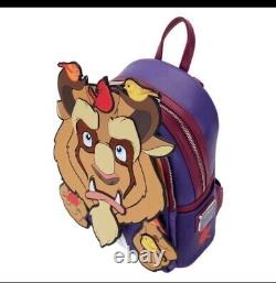 NWT Loungefly Disney Beauty Beast Birds Cardinals Backpack HTF