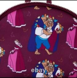 NWT Loungefly Disney Beauty Beast Birds Cardinals Backpack HTF