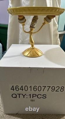 New Box Disney Store Beauty And The Beast Lumiere Cake Dessert Serving Tray